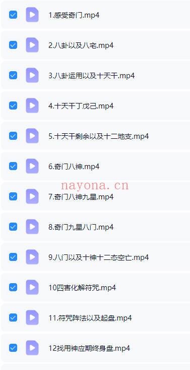 丁老师《奇门遁甲》五期+六期合集 共48集视频