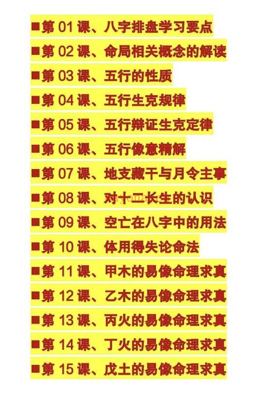 《高德臣盲派命学精修大全》253页 八字命理 第1张