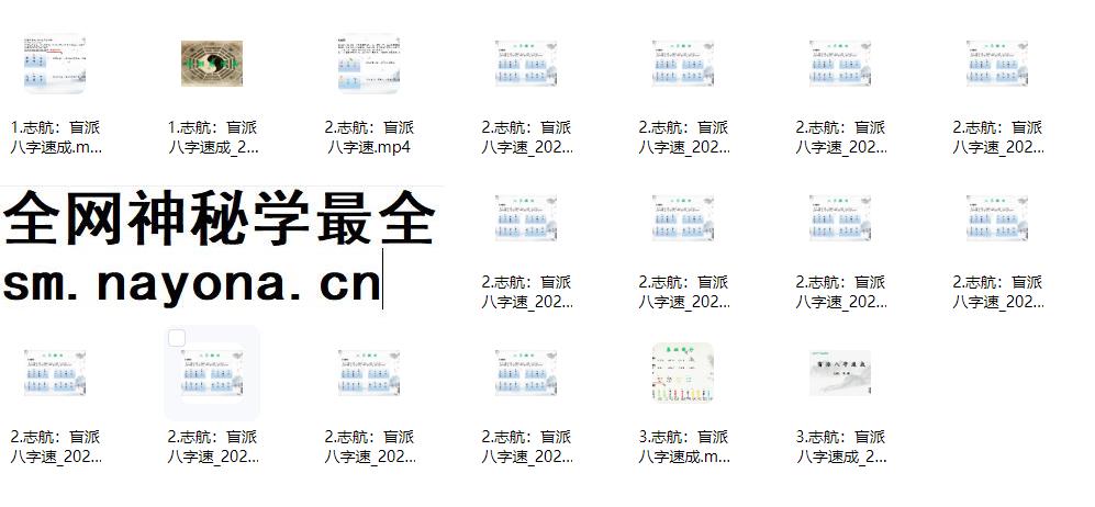 260416志航老师 盲派八字速成视频课插图