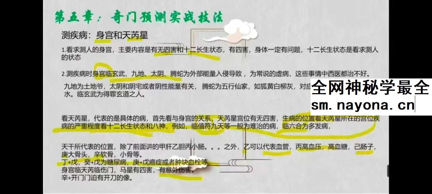 竑恩《阴盘奇门专业课》40集
