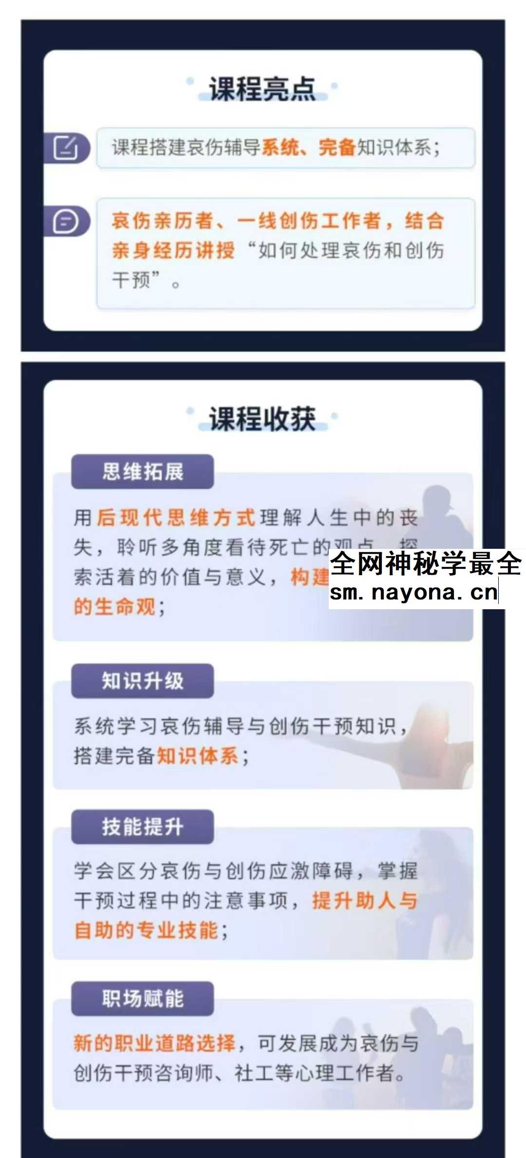 壹心理 刘新宪 如何应对生命之殇：哀伤辅导与创伤干预系统培训 视频合集