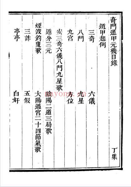 清隐山房奇门遁甲元机111页PDF 奇门秘本古籍 七玄资料