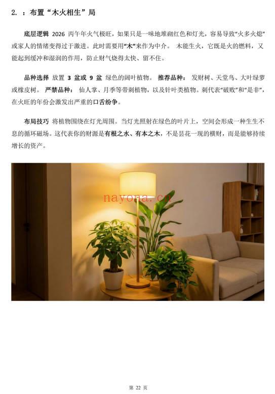 2026抢运手册52页PDF 九紫离火运居家布局图解