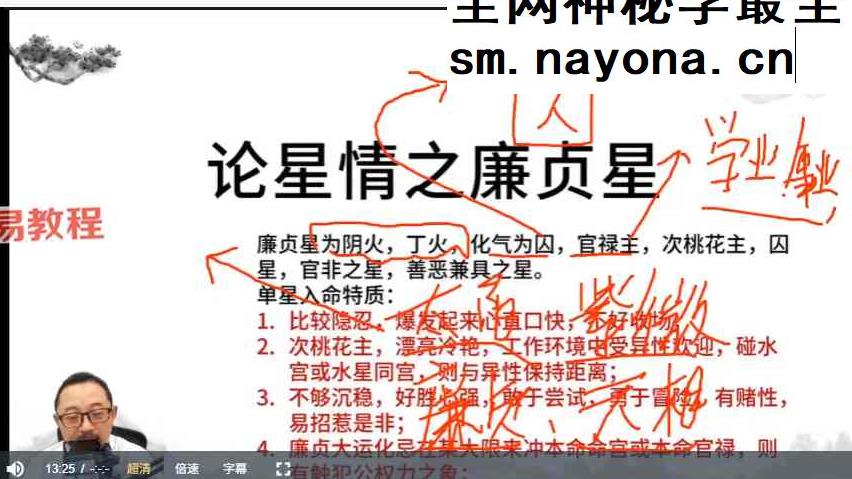 午阳紫薇斗数25集视频+课件pdf