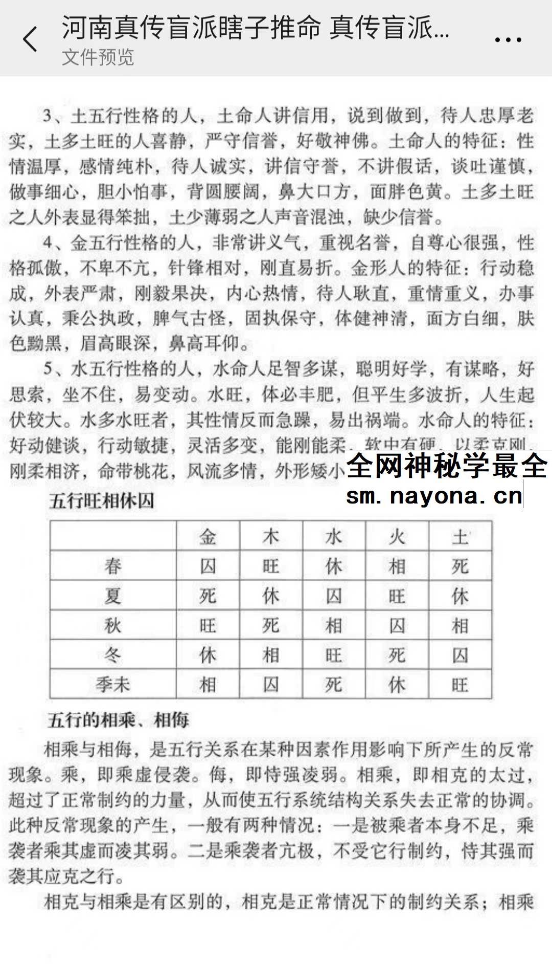 河南真传盲派瞎子推命 真传盲派绝学169页pdf