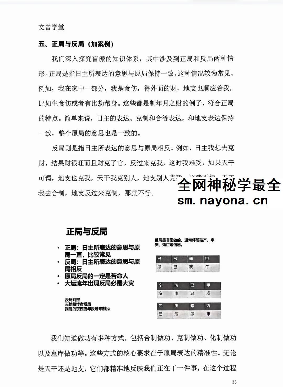 文曾《盲派独门绝技》内部讲义417页