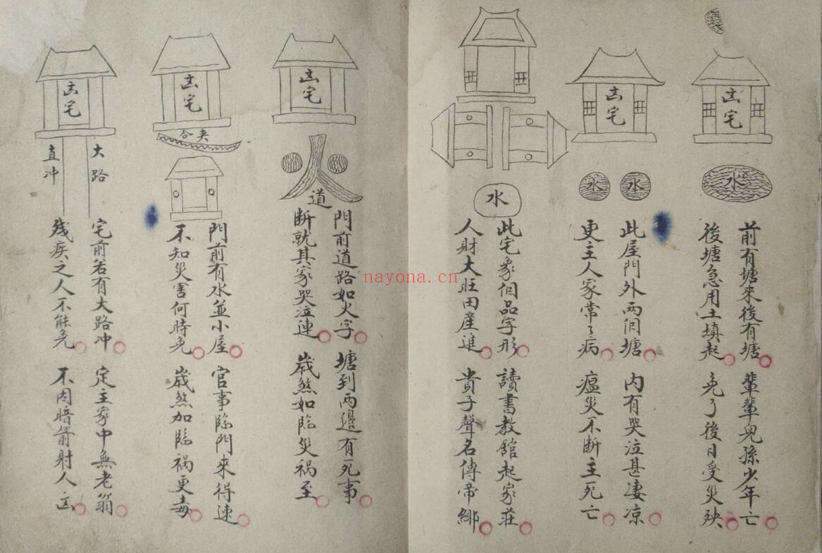 风水阳宅古籍《杨公阳宅风水秘本》民国十七年抄本 56页双页版 国学古籍 第2张-古籍汇典 风水阳宅古籍《杨公阳宅风水秘本》民国十七年抄本 56页双页版 国学古籍 第2张
