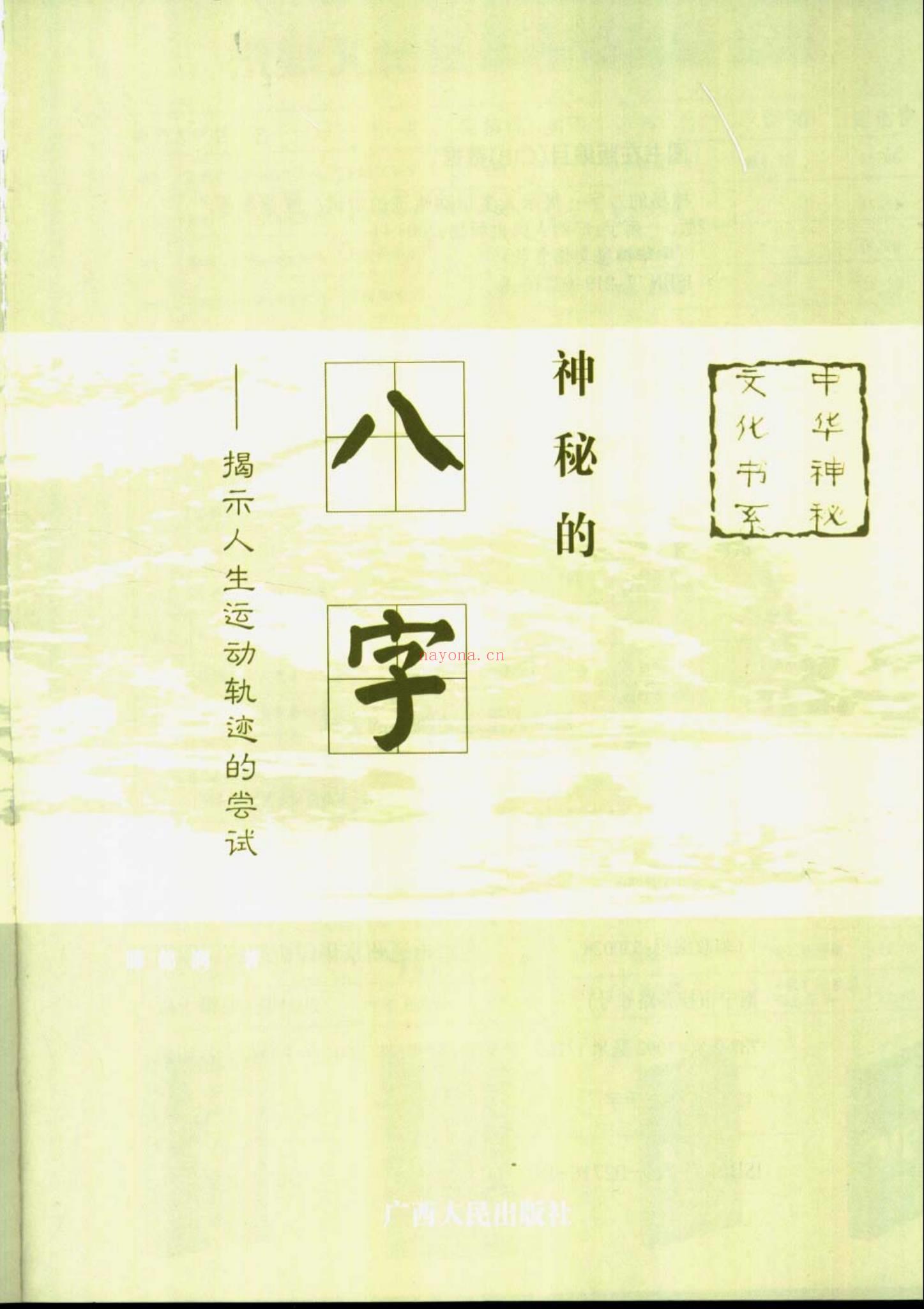 滕德润《神秘的八字》PDF电子书（196页）