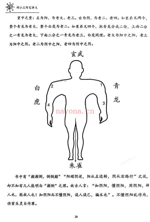 胡小三阴宅讲义混元地理118页PDF 阴宅风水秘本