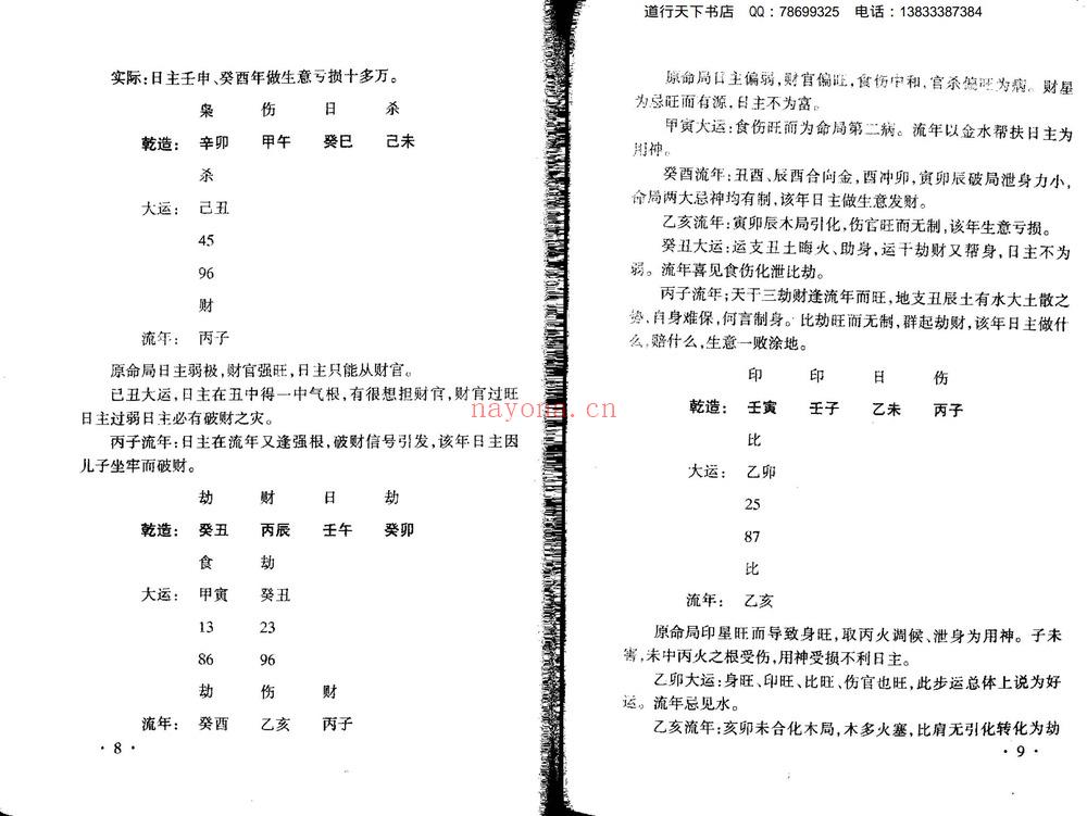 王庆《四柱例题解》PDF电子书（42页）