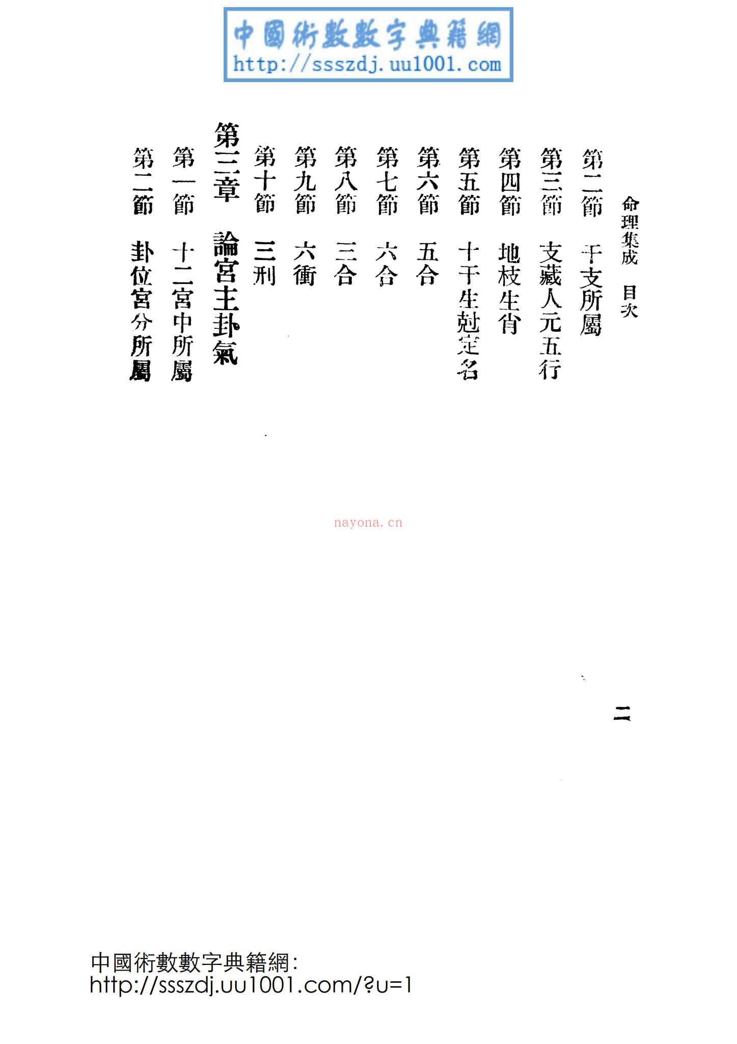 《命理集成》PDF电子书（457页）
