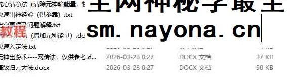 元神快速出窍法（新）资料pdf
