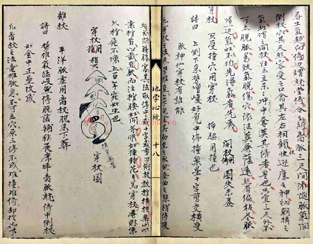 《地学心镜》47页双页版 国学古籍 第4张-古籍汇典 《地学心镜》47页双页版 国学古籍 第4张
