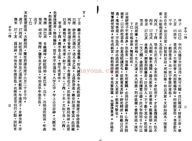 《子平一得》PDF电子书（31页）