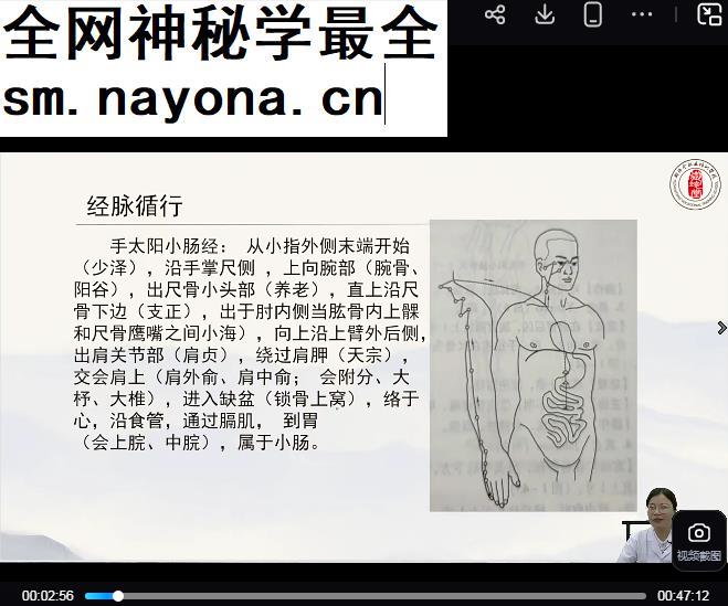 陈沙沙老师主讲一针疗法高级班视频课程63集
