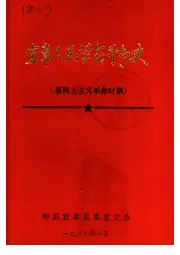 《1989年版宜章人民革命斗争史 新民主主义革命时期》封面