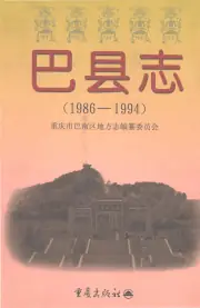 《巴县志（1986-1994）》封面 - 重庆市巴南区地方志PDF电子版