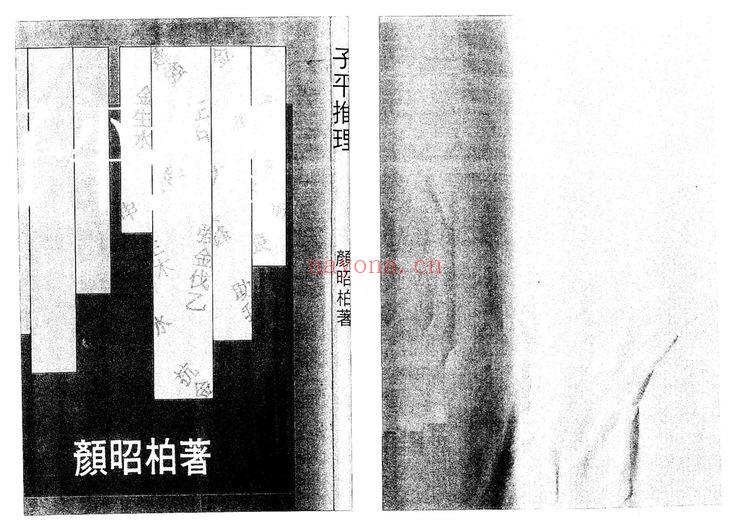 颜昭柏《子平推理》PDF电子书（98页）