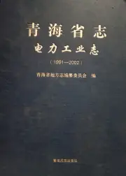 《青海省志电力工业志（1991-2002）》封面
