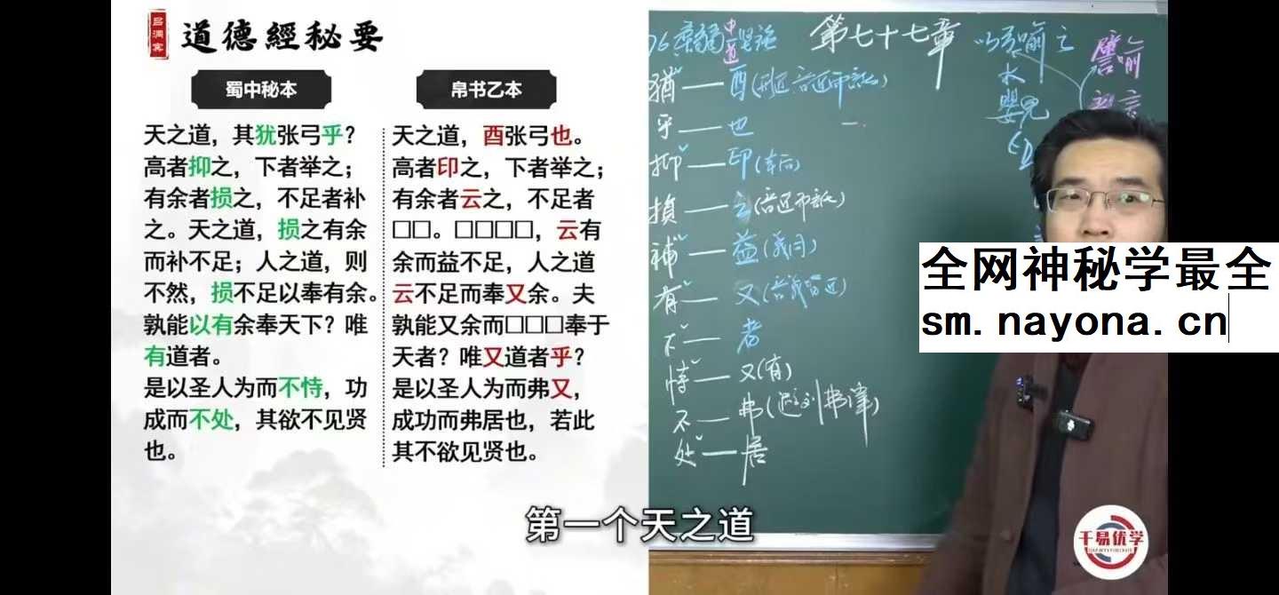赵天一5980吕洞宾道德经秘要