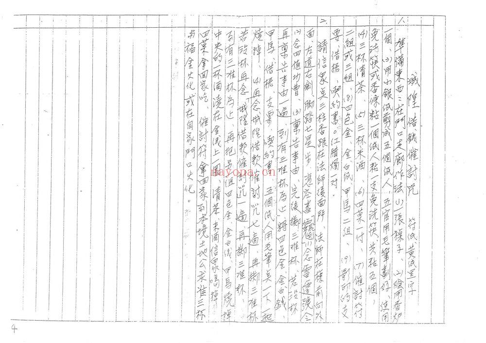 《闾山沉官符秘法》PDF电子书（28页）