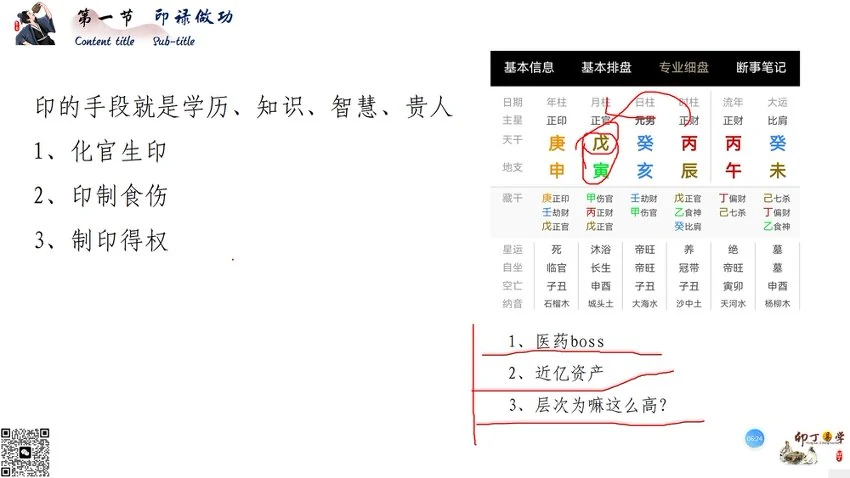 《卯丁盲派基础精讲课》视频20集