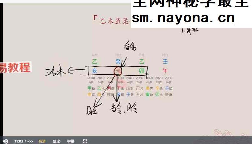 李易懂《滴天髓》50集视频