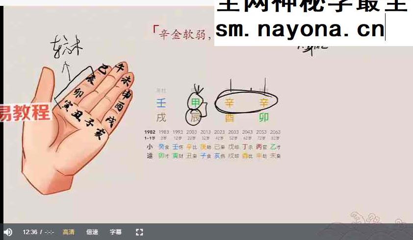 李易懂《滴天髓》50集视频