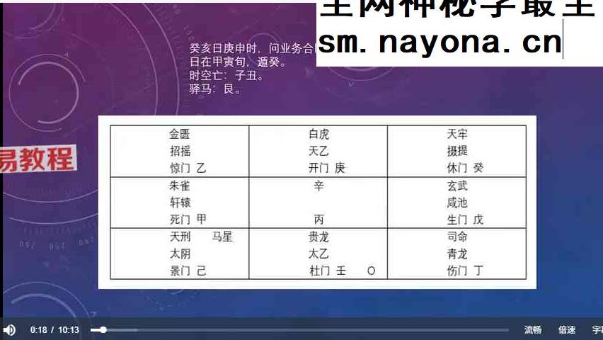 神易玄机玄派小奇门视频10集