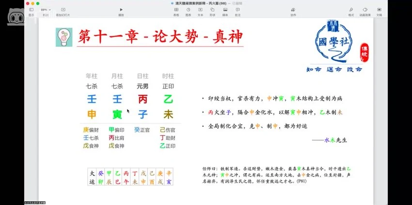 水木先生《水木先生 滴天髓 10天干案例 509集》