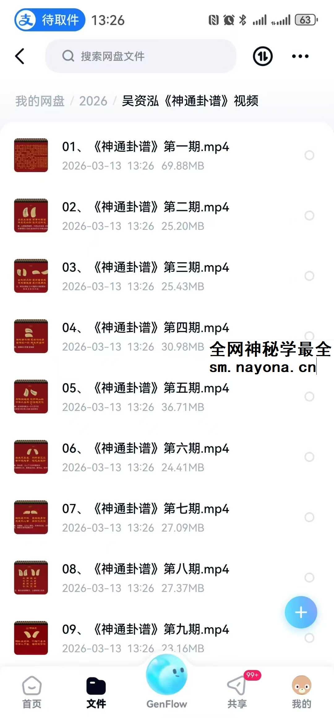 吴资泓《神通卦谱》24集视频