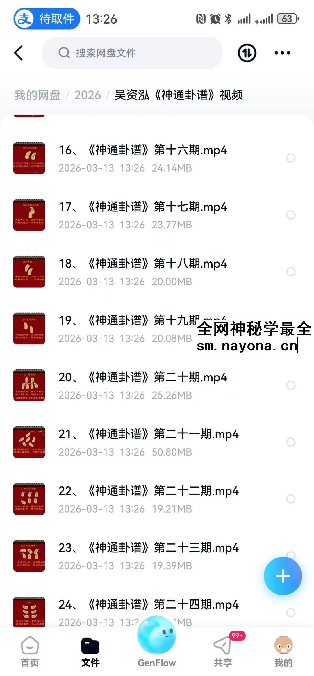吴资泓《神通卦谱》24集视频