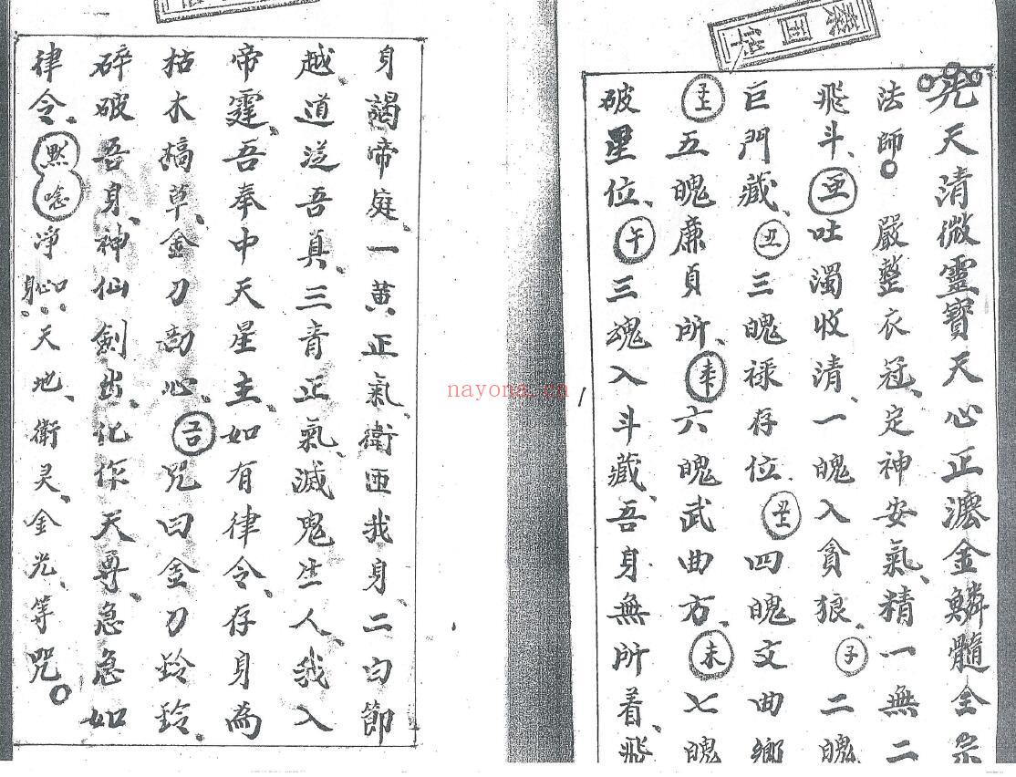 《先天清微灵宝天心正派金麟髓全宗》79页双页版 国学古籍 第1张-古籍汇典 《先天清微灵宝天心正派金麟髓全宗》79页双页版 国学古籍 第1张