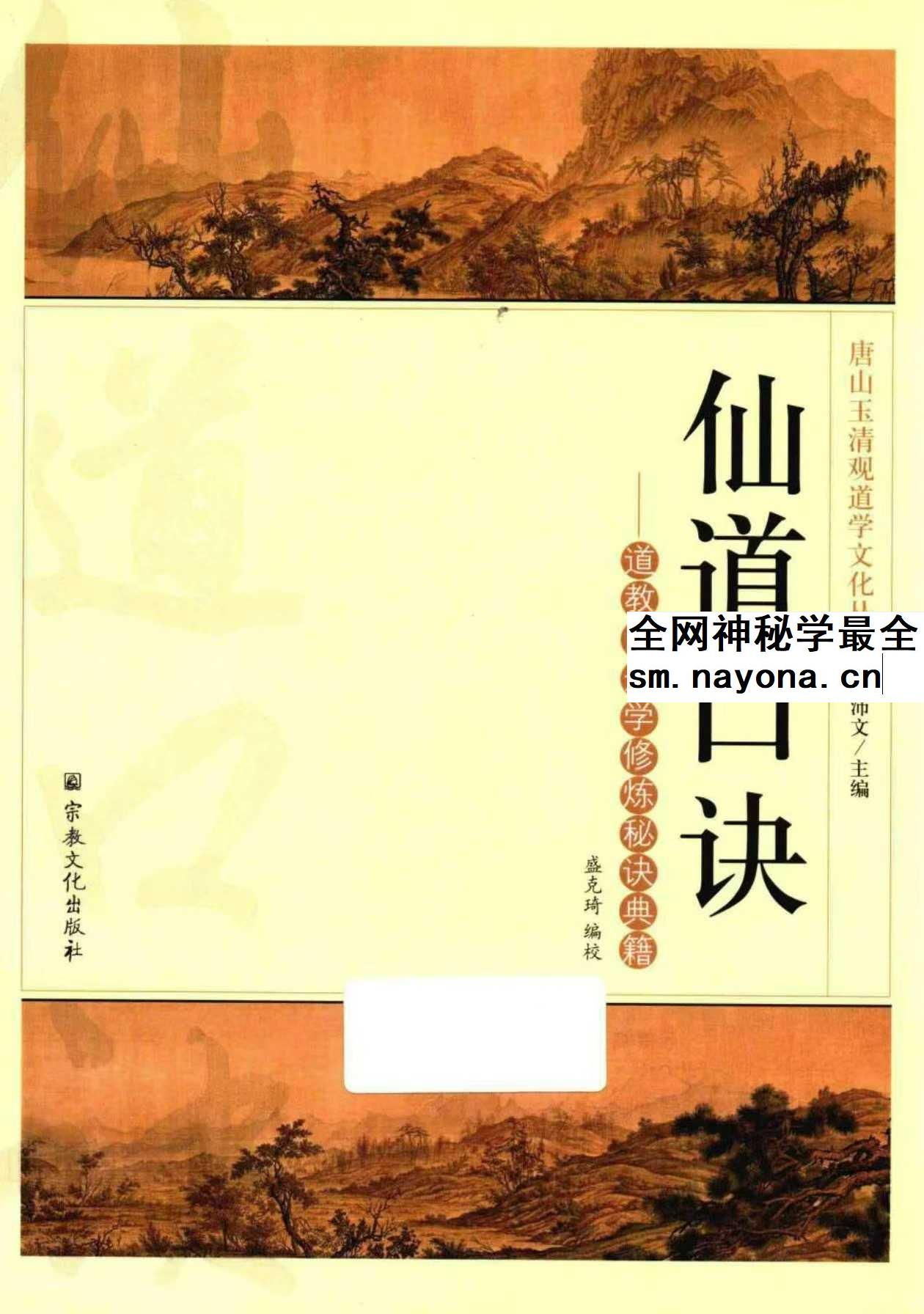董沛文 仙道口诀道教内丹学修炼秘诀典籍531页pdf