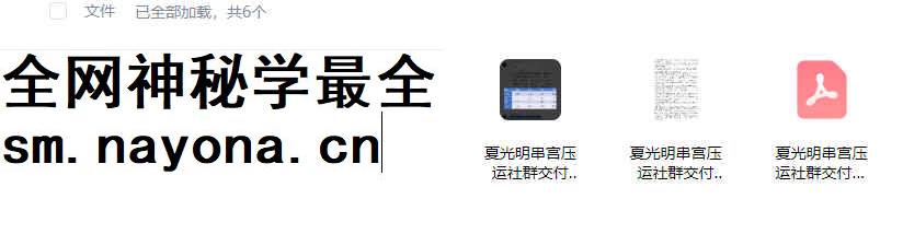 2604102 夏光明《龙虎山盲派八字串宫压运马倒禄斜》——3天社群密训交付课视频1集 时长53分钟+文档5个Y