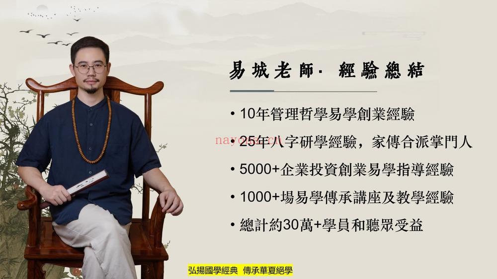 《易城合派八字开悟班》视频33集+PDF课件