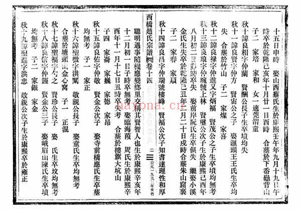 C0174_赵氏_西桥赵氏宗谱_十七.pdf[地方藏谱] - A更新