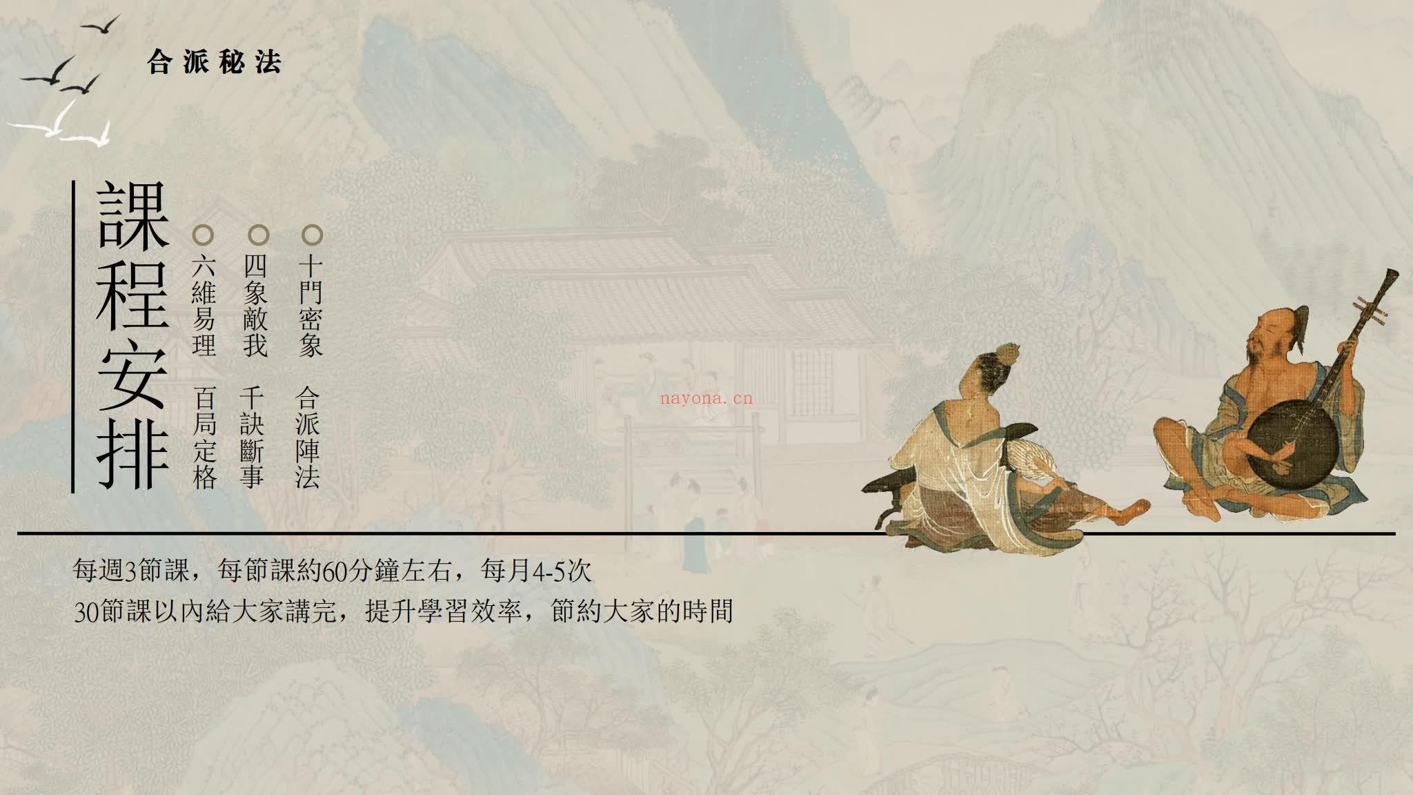 《易城合派八字开悟班》视频33集+PDF课件
