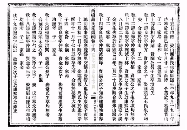 C0174_赵氏_西桥赵氏宗谱_十七.pdf[地方藏谱] - A更新
