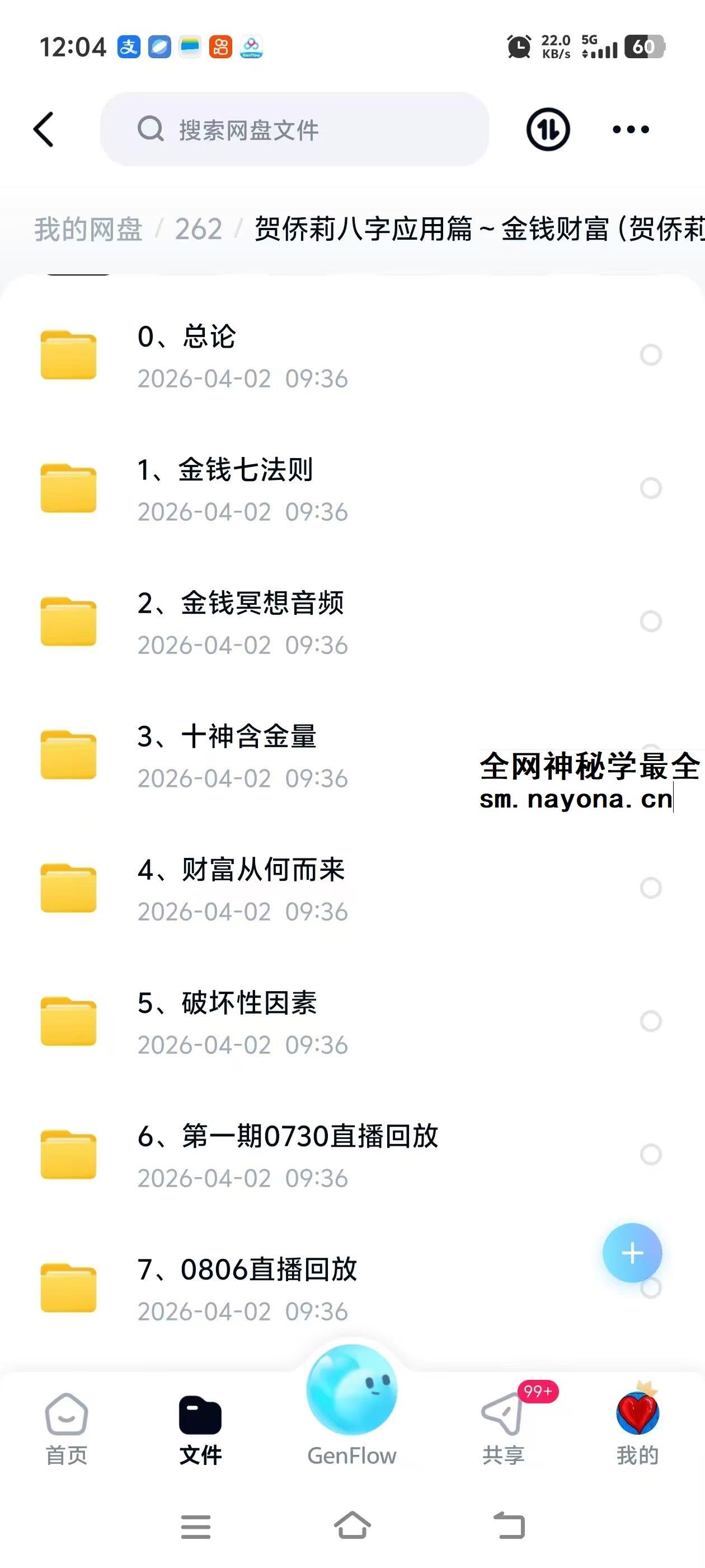 贺侨莉八字应用篇 金钱财富129集