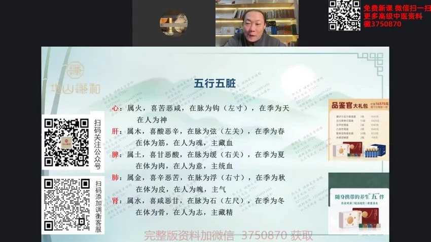 张文勇《调衡五行药法》视频8集