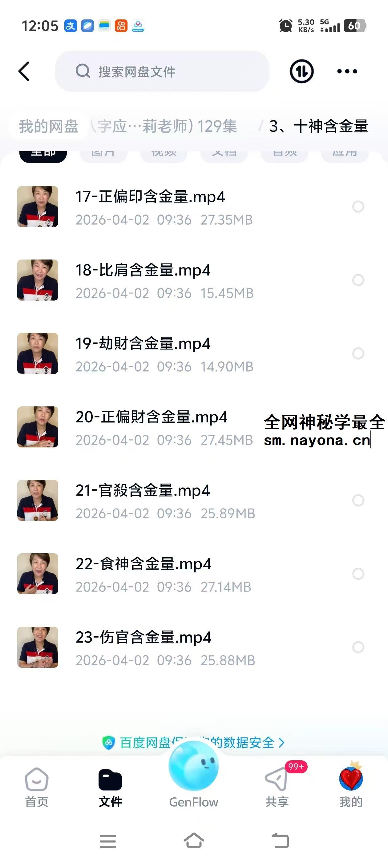 贺侨莉八字应用篇 金钱财富129集