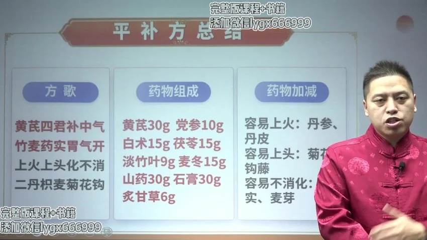 周永志《–四级疗法经方思维实战》视频31集
