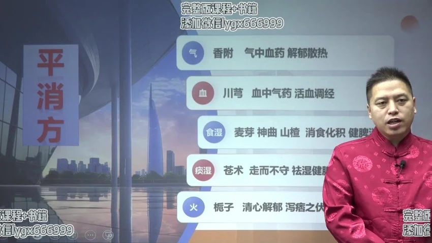 周永志《–四级疗法经方思维实战》视频31集
