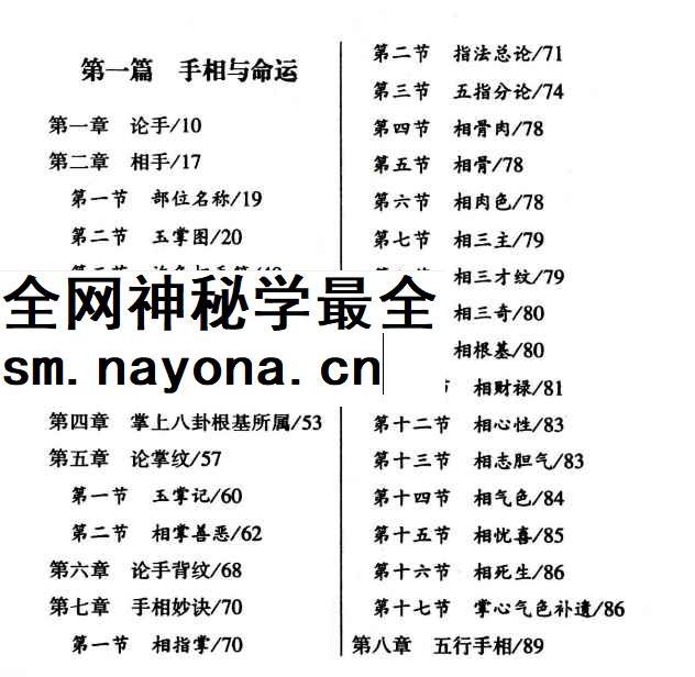 手相之万相之首绝招秘籍
