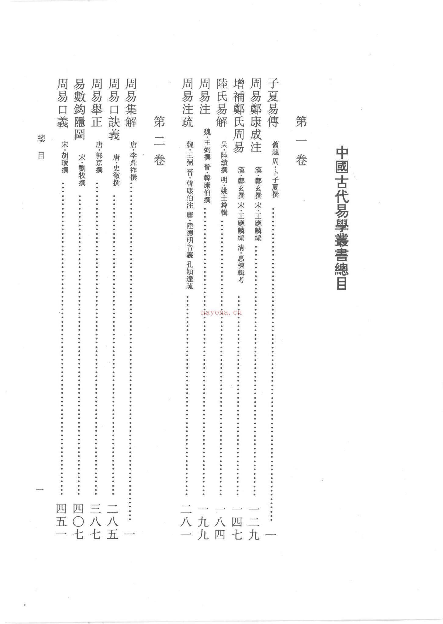 《中国古代易学丛书共50卷》PDF电子书（3792页）
