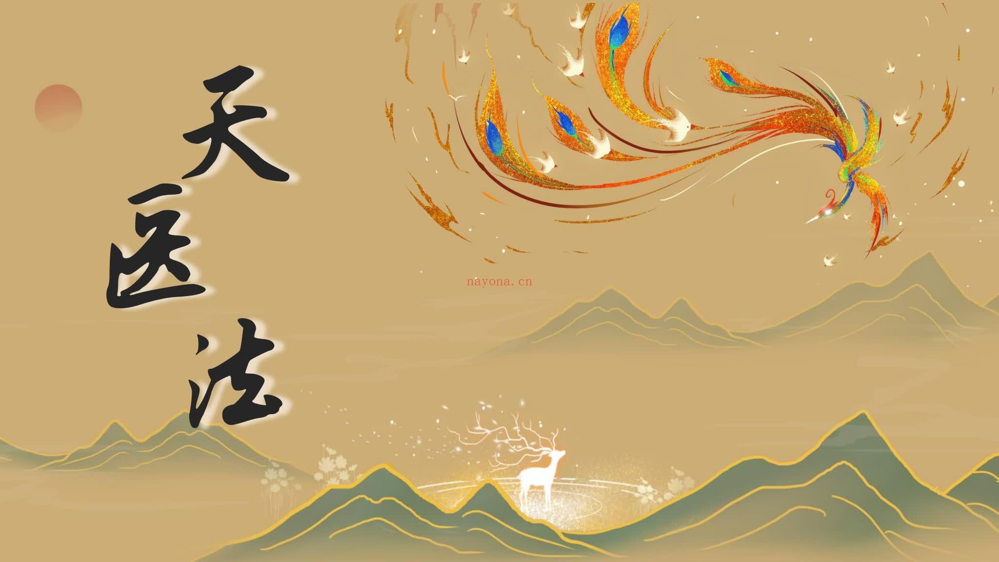《法箜天医法1-5部合集》视频+课件