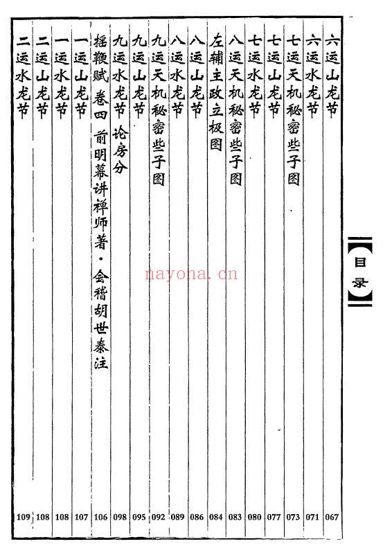 《二十四山一至九运山龙水运》挨星、水龙山运挨星诀 512页 堪舆阳宅 第3张