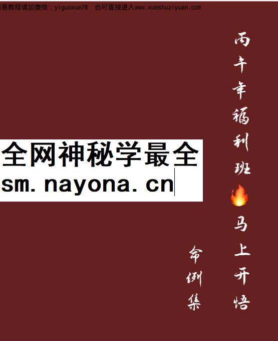2604195 杨清娟弟子《陈家盛丙午开悟班微信案例集》213页Y