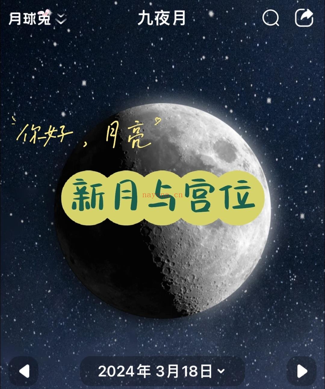 占星师私藏 新月发生在哪个宫位